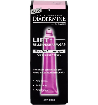 Diadermine Lift+ Rellenador Arrugas Roll-on Ojos,Labios y Rostro 15 ml