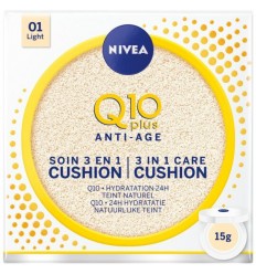 NIVEA FACE CUSHION Q10 SOIN 3 EN 1 CLAIR 15 ml NIVEA FACE CUSHION Q10 SOIN 3 EN 1 CLAIR 15 ml