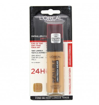 LOREAL INFAILLIBLE 24H FRESH WEAR MAQUILLAJE 330 NOISETTE 30 ML