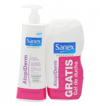 SANEX ATOPIDERM LOCIÓN CORPORAL 400 ml + GEL DE DUCHA 475 ml