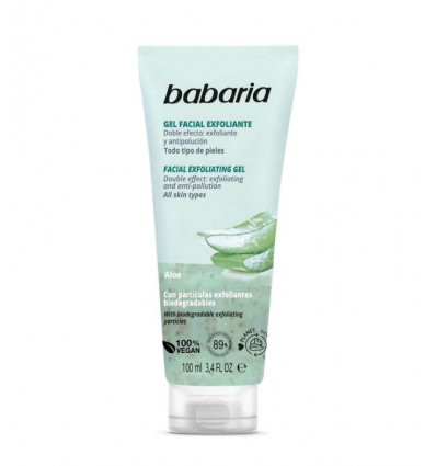 BABARIA GEL FACIAL EXFOLIANTE ALOE 100 ml