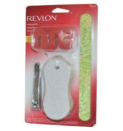 REVLON KIT PEDICURA CORTAUÑAS+LIMA+PIEDRA POMEZ+2 SEPARADORES