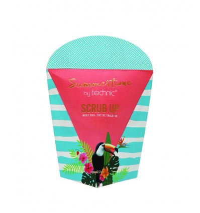 TECHNIC SUMMERTIME - SCRUB UP Loción 50 ml y exfoliante corporal 50 ml Ref. 999259