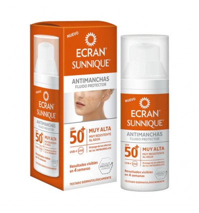 ECRAN SUNNIQUE ANTIMANCHAS SPF 50 FLUIDO PROTECTOR 50 ml