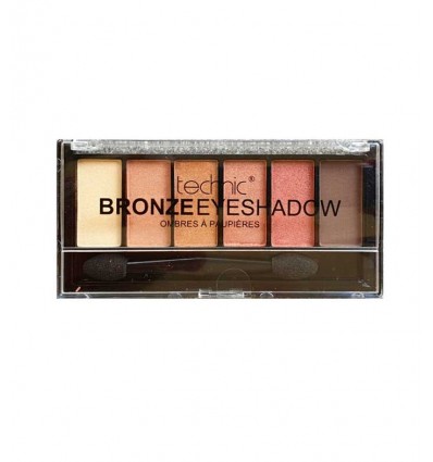 TECHNIC BRONZE PALETA 6 SOMBRAS DE OJOS R 23505