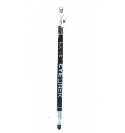 TECHNIC EYELINER PENCIL W/SHARPENER & SMUDGER BLACK