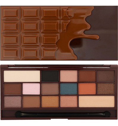 REVOLUTION I heart chocolate SALTED CARAMEL paleta 16 sombras