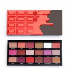 REVOLUTION I Heart Chocolate BLOOD Paleta 18 sombras de ojos 18g