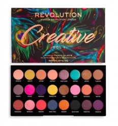 REVOLUTION paleta CREATIVE Vol.1 24 sombras de ojos 12 g