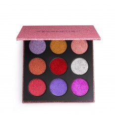 REVOLUTION Paleta Glitter DIVA sombras de ojos 9 x 1.5 g