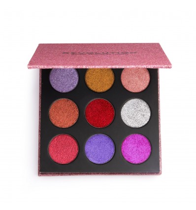 REVOLUTION Paleta Glitter DIVA sombras de ojos 9 x 1.5 g