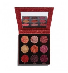 REVOLUTION paleta Glitter HOT PURSUIT sombras de ojos 9 x 1.2 g