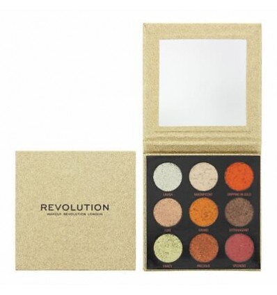 REVOLUTION paleta glitter sombras MIDAS TOUCH 9 x 1.2 g