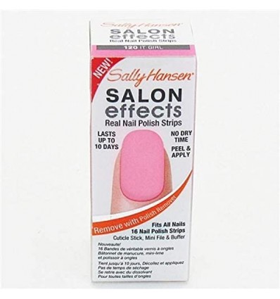 SALLY HANSEN SALON EFFECTS REAL NAIL POLISH STRIPS 120 IT GIRL