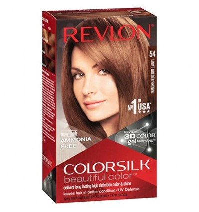 REVLON COLORSILK TINTE SIN AMONIACO 54 CASTAÑO CLARO DORADO