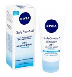 NIVEA DAILY ESSENTIALS 24H SPF 15 CREMA DE DIA 50 ml NIVEA DAILY ESSENTIALS 24H SPF 15 CREMA DE DIA 50 ml