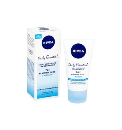 NIVEA DAILY ESSENTIALS 24H SPF 15 CREMA DE DIA 50 ml