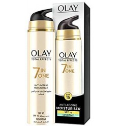 OLAY TOTAL EFFECTS 7 en 1 SPF 15 CREMA PIELES SENSIBLES 50 ml OLAY TOTAL EFFECTS 7 en 1 SPF 15 CREMA PIELES SENSIBLES 50 ml