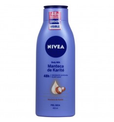 NIVEA BODY MILK MANTECA DE KARITE 48 H PIEL SECA 400 ML