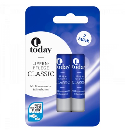 TODAY CLASSIC LIP BALM 2 X 4.8 GR