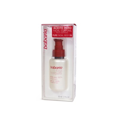 BABARIA ACEITE ROSA MOSQUETA PURO 100% 50 ml