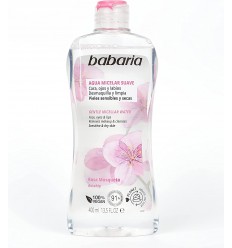 BABARIA AGUA MICELAR SUAVE ROSA MOSQUETA 400 ML