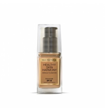 MAX FACTOR HEALTHY SKIN HARMONY FOUNDATION SPF 20 BRONZE 80 30 ML