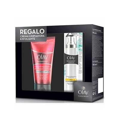 OLAY REGENERIST LUMINOUS CREMA 50 ml SPF 20 + CREMA LIMPIADORA EXFOLIANTE