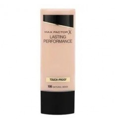 MAX FACTOR LASTING PERFORMANCE BASE 106 NATURAL BEIGE 35 ml MAX FACTOR LASTING PERFORMANCE BASE 106 NATURAL BEIGE 35 ml