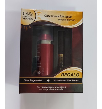 OLAY REGENERIST CREMA 3 AREAS 50 ml + MINI MASCARA DE PESTAÑAS MAXFACTOR