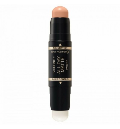 MAX FACTOR FACEFINITY ALL DAY MATTE PANSTICK 55 BEIGE 6 GR + SHINE CONTROL 5 GR