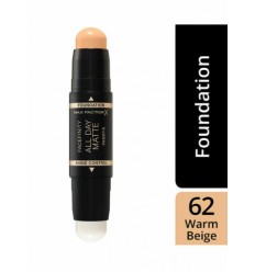 MAX FACTOR FACEFINITY ALL DAY MATTE PANSTICK 62 WARM BEIGE 6 g + SHINE CONTROL 5 g