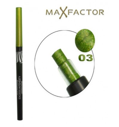 MAX FACTOR EXCESS INTENSITY 03 EXCESSIVE GREEN LONGWEAR EYELINER
