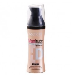ASTOR MATTITUDE HD 16H SPF 22 MAQUILLAJE MATIFICANTE 001 IVORY 30 ML ASTOR MATTITUDE HD 16H SPF 22 MAQUILLAJE MATIFICANTE 001 IVORY 30 ML