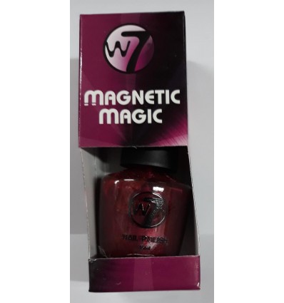 W7 MAGNETIC MAGIC ESPIRAL ESMALTE ROJO 15 ml