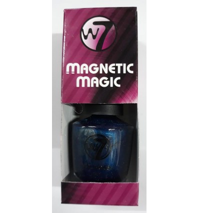 W7 MAGNETIC MAGIC RAYAS ESMALTE AZUL 15 ML