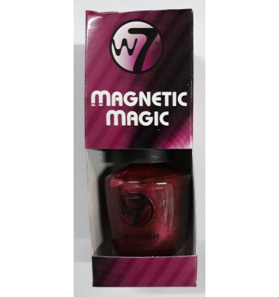 W7 MAGNETIC MAGIC RAYAS ESMALTE ROJO 15 ml