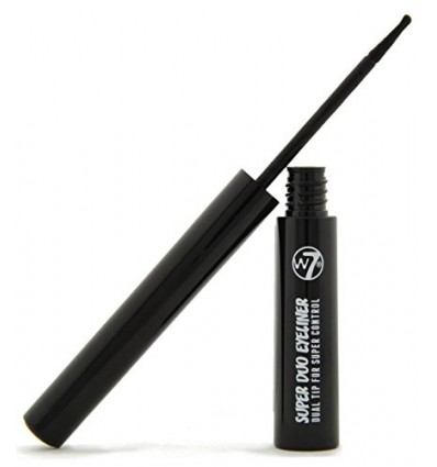 W7 SUPER DUO EYELINER BLACKEST BLACK 4.5 ML