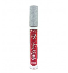 W7 GLITTER POP! LIQUID LIP RADIOACTIVE RED