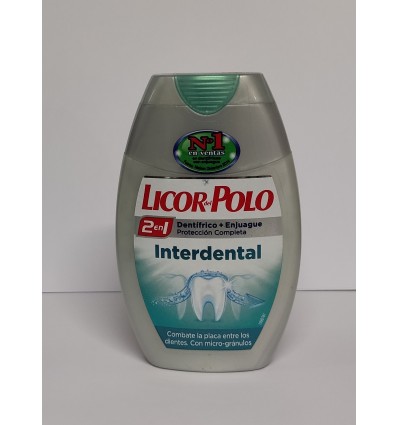 LICOR DEL POLO 2 EN 1 INTERDENTAL DENTIFRICO 75 ml