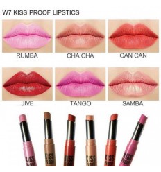 W7 KISS PROOF LIPSTICK - TANGO 2 GR