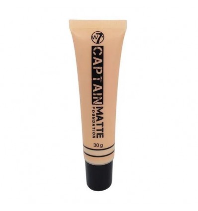 W7 CAPTAIN MATTE FOUNDATION TRUE BEIGE 30 GR