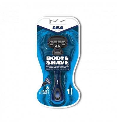 LEA BODY & SHAVE MÁQUINA 6 HOJAS