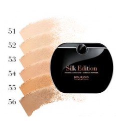 BOURJOIS SILK EDITION COMPACT POWDER 52 VANILLA 9 g BOURJOIS SILK EDITION COMPACT POWDER 52 VANILLA 9 g