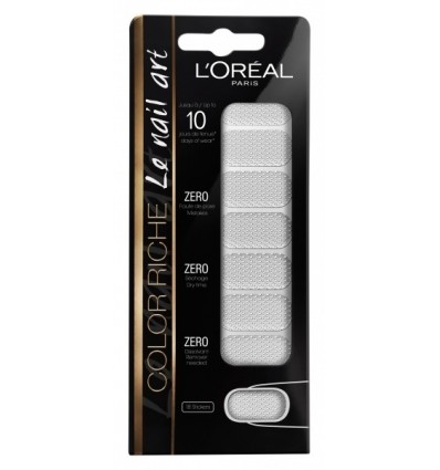 LOREAL LE NAIL ART 012 DIAMANT ETERNEL 18 STICKERS