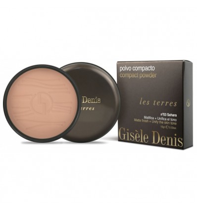 GISÈLE DENIS LES TERRES POLVO COMPACTO Nº 03 SAHARA 15 GR