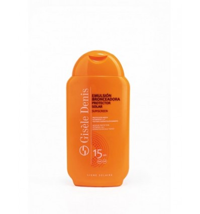 GISELE DENIS EMULSIÓN BRONCEADORA SPF 15 PROTECTOR SOLAR 200 ML