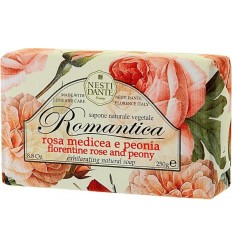 NESTI DANTE FIRENZE ROMÁNTICA JABÓN VEGETAL ROSA MEDICEA E PEONIA 250 GR