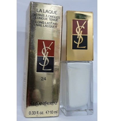 YVES SAINT LAURENT LA LAQUE 24 BLANC LAQUE 10 ML