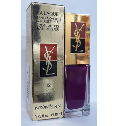 YVES SAINT LAURENT LA LAQUE 42 ULTRA VIOLET 10 ML